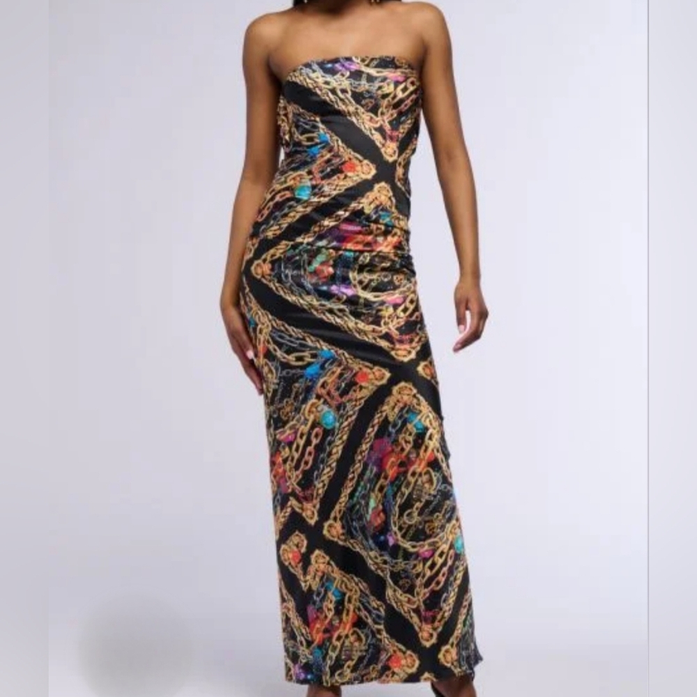 Akira Strapless Maxi Dress